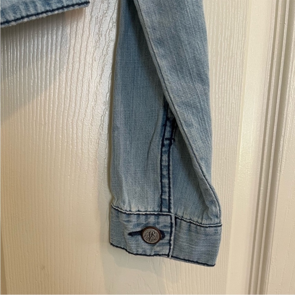 AMERICAN RAG embroidered jean jacket - Picture 5 of 11
